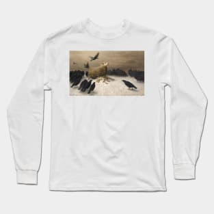 Anguish by August Friedrich Schenck Long Sleeve T-Shirt